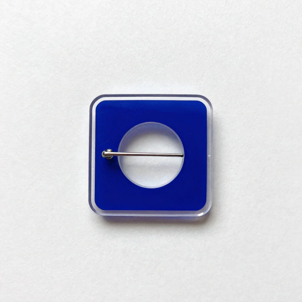 Pin Persegi Kustom